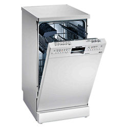 Siemens SR26M231GB Freestanding Slimline Dishwasher, White